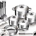 739084-1 17-piece Kastrullset, Blaumann Gourmet Line Jumbo