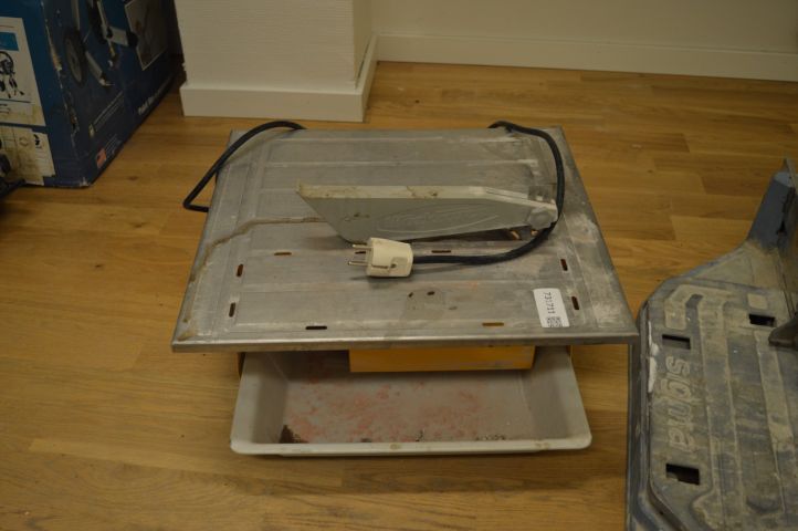 731711-2 Tile cutter Sigma and tile saw Workforce