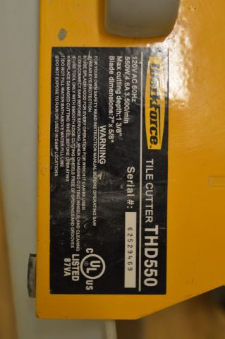 731711-3 Tile cutter Sigma and tile saw Workforce