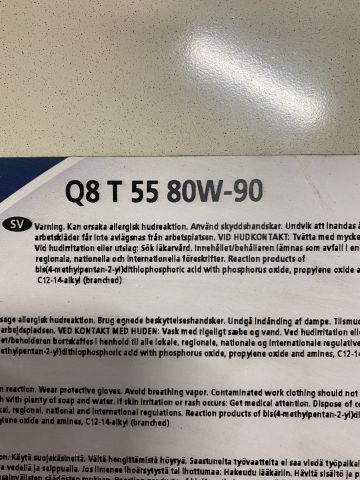 686276-2 Oil 80W-90 2 barrels 200L total 400L
