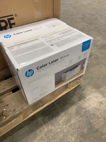 Color Laser Printer Hp Color Laser 150nw Ps Auction We Value The Future Largest In Net Auctions
