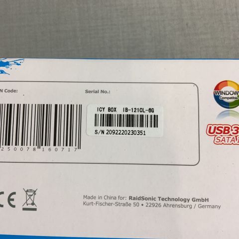 739194-3 HDD Docking Station ICY BOX 2bay Docking / Clone Station