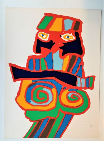 633565-1 Color lithograph Jacques Soisson "OMABRA"