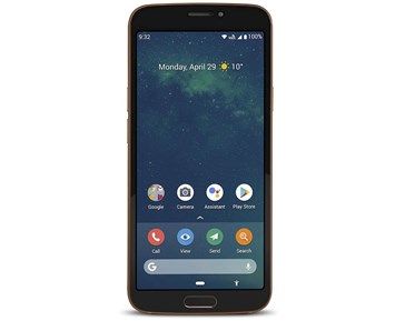740649-1 Smartphone Doro 8080 Black Copper 4G