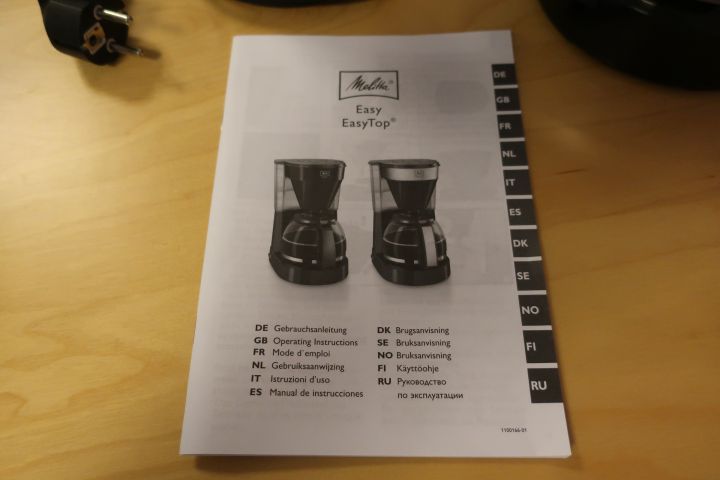 719387-4 Coffee maker, Melitta and Kettle OBH Nordica