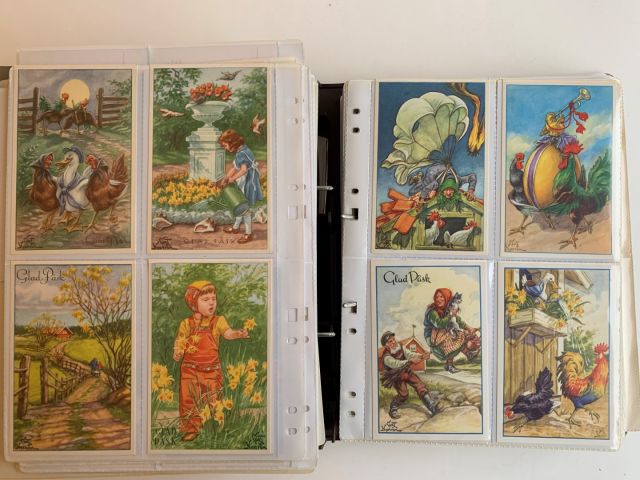 633566-16 Collection about 500, Christmas & New Year and Easter cards by Jenny Nyström and others.