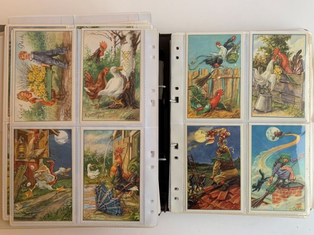 633566-17 Collection about 500, Christmas & New Year and Easter cards by Jenny Nyström and others.