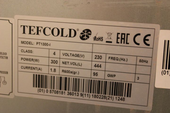 665307-7 Cooling bench Tefcold PT1300-L