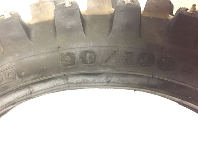 633533-3 Cross studded tires Mitas 90 / 100-16