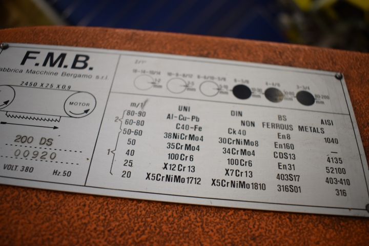738499-2 Bandsaw FMB 200 DS