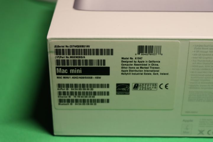 741577-9 Mac mini A1347 (-14)