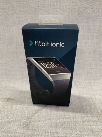742528-2 Smart training watch Fitbit Ionic Blue Gray / Silver Gray