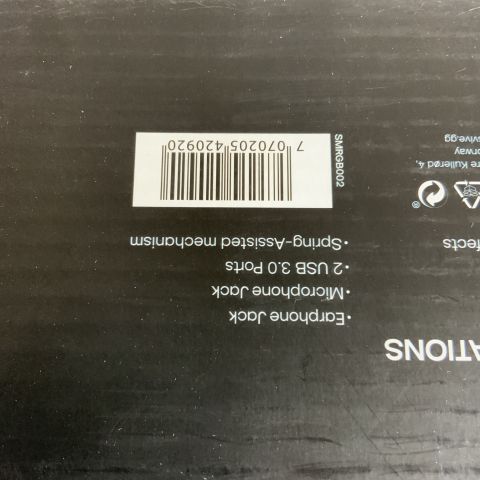 741653-3 Screen mount Svive Aegaeon dual monitor arm with RGB