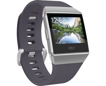 742528-1 Smart training watch Fitbit Ionic Blue Gray / Silver Gray