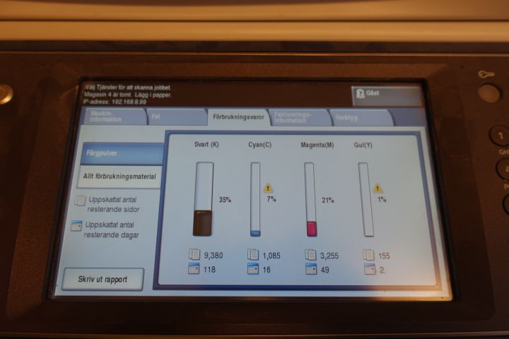 743216-5 Copier Xerox 7535