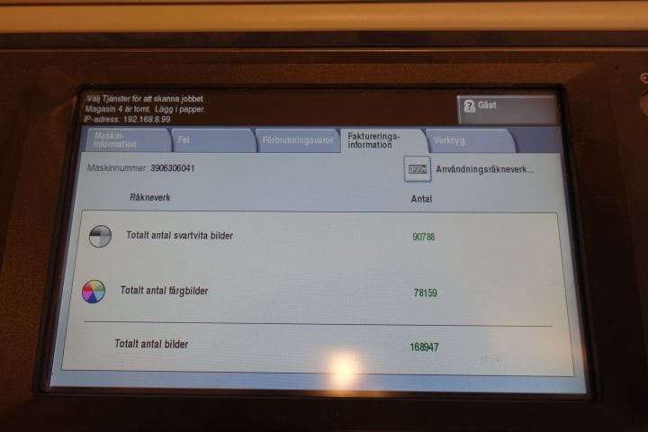 743216-6 Copier Xerox 7535