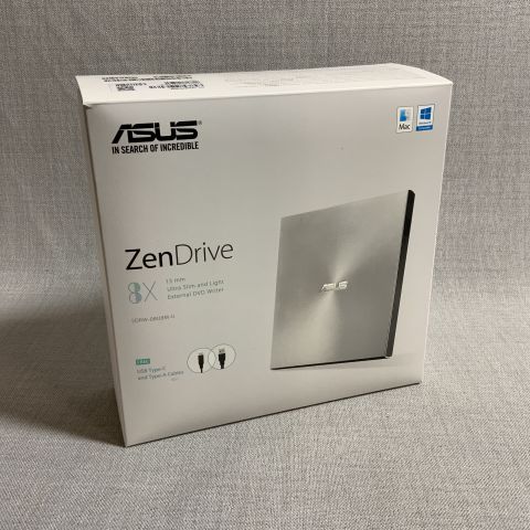 742849-2 DVD burner ASUS DVD Writer ZenDrive U9M Silver