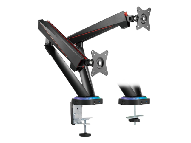 741653-1 Screen mount Svive Aegaeon dual monitor arm with RGB