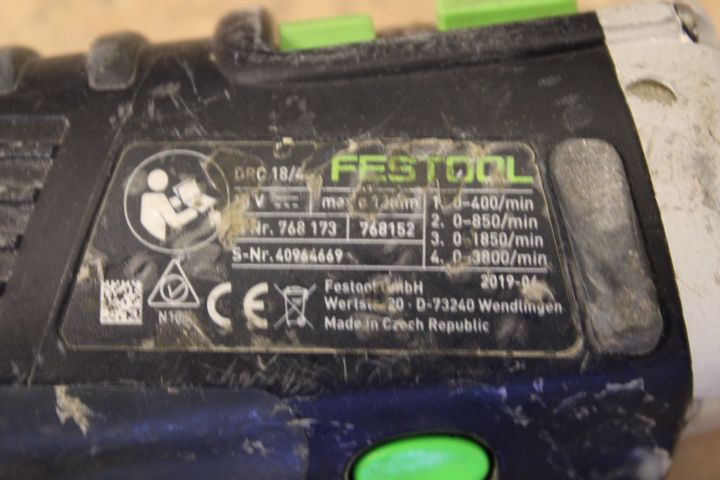 728654-4 Screwdriver - Festool DRC 18/4