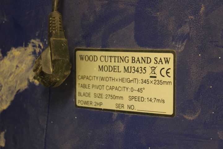 728678-3 Bandsaw - MJ3435