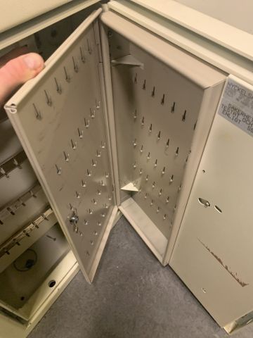 717354-5 Key cabinet Nivex HP 715 / 220N Pearl white