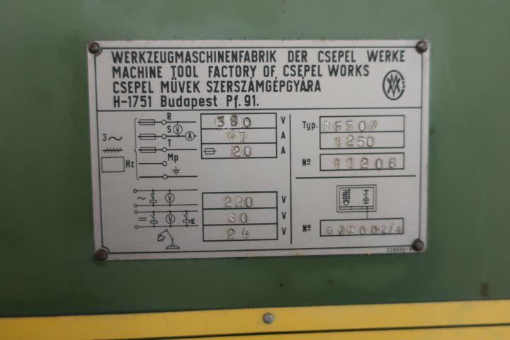 719304-12 Radialborrmaskin, CSepel RF 50/ 1250