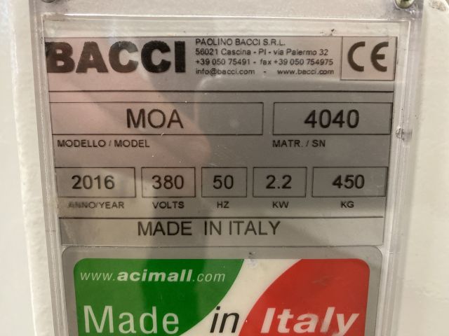 743310-8 Long hole drill Bacci MOA 4040