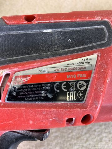 744076-6 Milwaukee Drywall Screwdriver M18 Fsg / CA 55