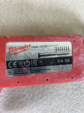 744076-7 Milwaukee Drywall Screwdriver M18 Fsg / CA 55