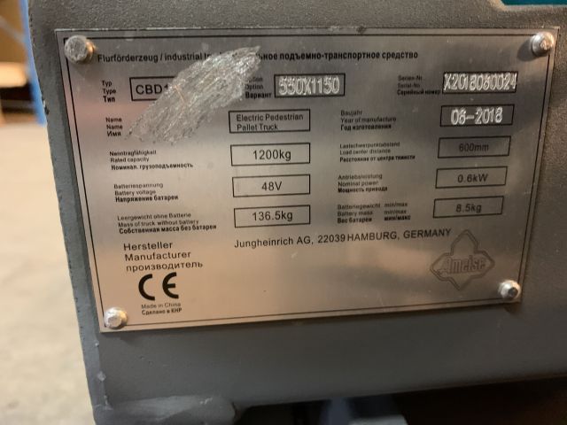 676889-8 Electric Pallet Truck Ameise Jungheinrich -18