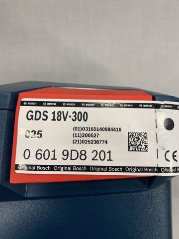 750242-3 Nutrunner Bosch GDS 18V-EC 300, with L-BOXX, without battery and charger