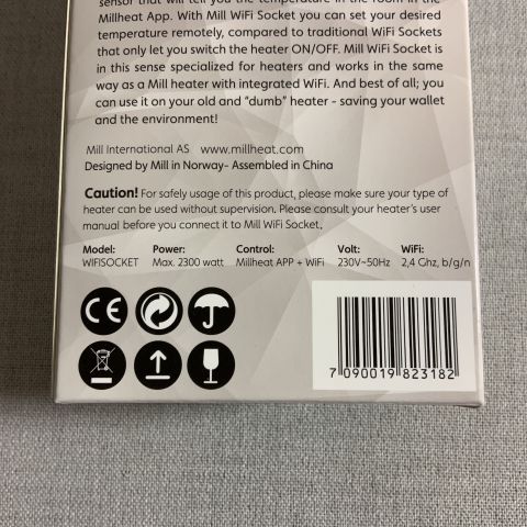 748842-3 Mill WiFi Socket (2 pcs)