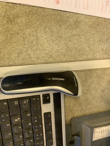 702052-3 Cash register system IBM with two hand scanners, receipt printer and cash drawer