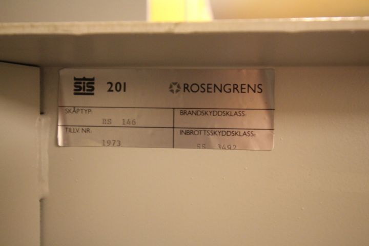 717898-5 Kassaskåp Rosengrens RS149