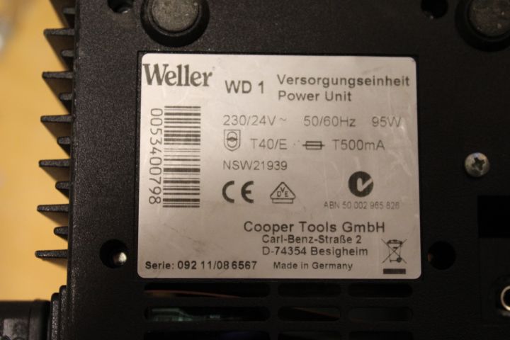 717648-3 Soldering gun Weller WD1