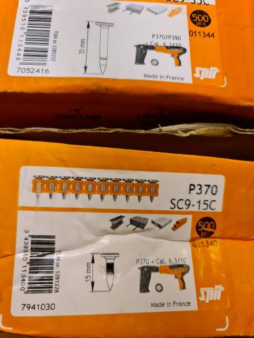 735087-2 6 drawers with various different cartridges for spit