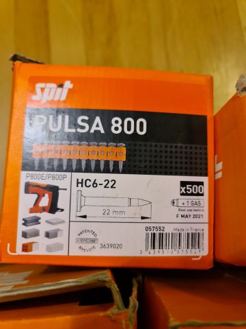 735087-4 6 drawers with various different cartridges for spit