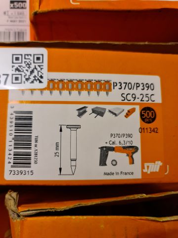 735087-6 6 drawers with various different cartridges for spit