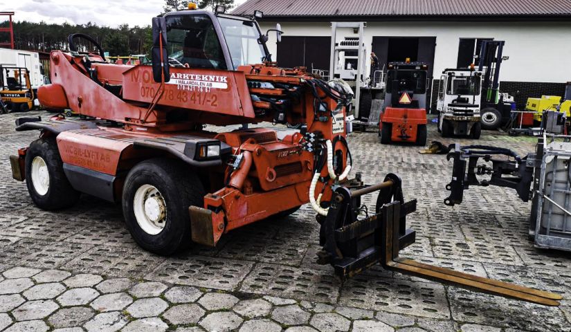 751553-6 Telescopic loader Manitou MRT 1850M, 2002