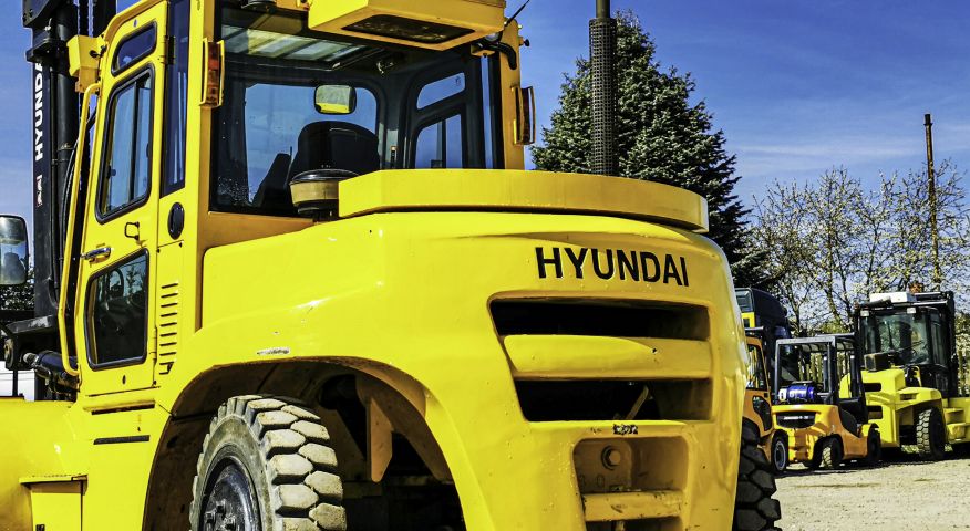 751555-8 Forklift truck Hyundai 80D-7E, 2011