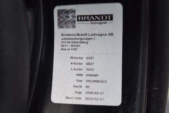 751611-31 Crane truck VOLVO FM9 6X2 JMNLAST C, 2006, Pallet finger crane 16504