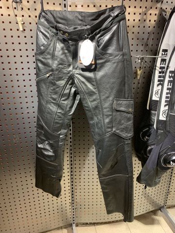 744196-1 Mc Leather pants Black Eagel size 48