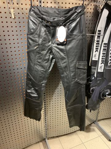 744196-2 Mc Leather pants Black Eagel size 48