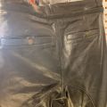 744196-5 Mc Leather pants Black Eagel size 48