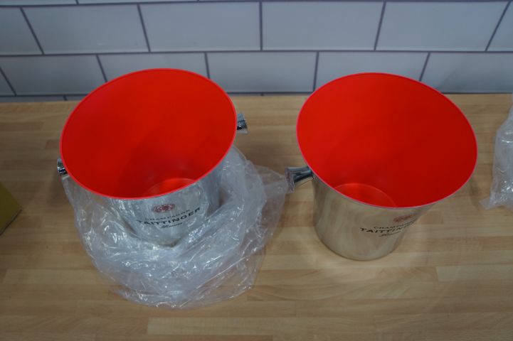 735353-2 4 pcs Champagne cooler "Taittinger"