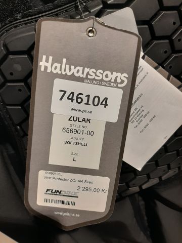 746104-4 Safety vest - Halvarssons Zolar, size L