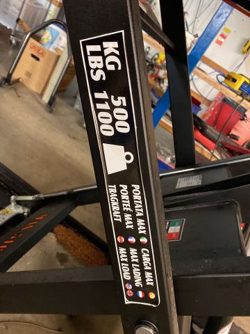 746182-11 Motorcycle lifting table - Bike Lift MG516-003 / 500kg