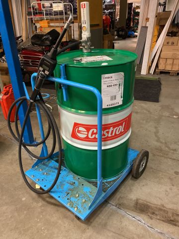 746188-1 Oil station, trolley with electric pump / filling handle Samoa