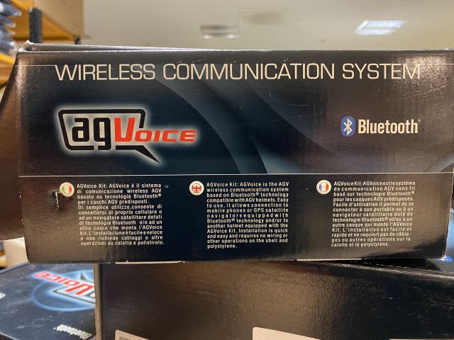 745292-2 AGVoice AGV Blue Tooth InterCom fits in helmets size L-XXL