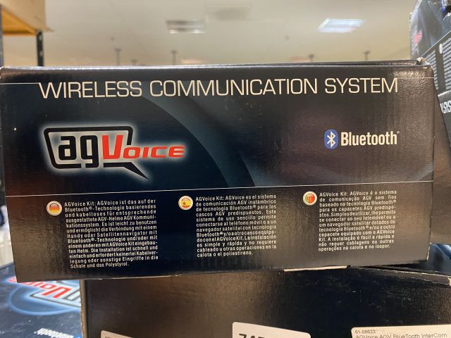 745292-3 AGVoice AGV Blue Tooth InterCom fits in helmets size L-XXL